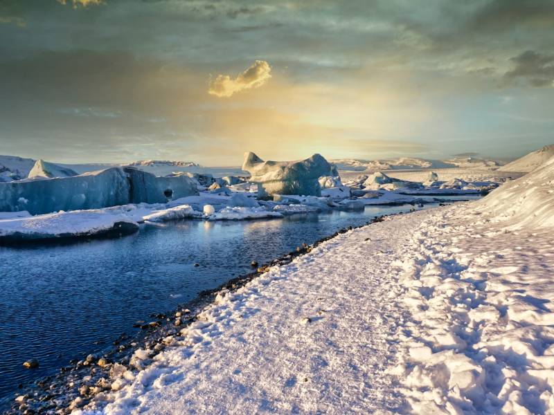 Jokulsarlon Glacier Lagoon in Iceland